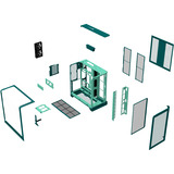 Thermaltake View 390 Air, Cajas de torre azul verdoso