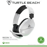 Turtle Beach Recon 70 Blanco Xbox Auriculares Multiplataforma para Juegos para Xbox Series X o S, Xbox One, PS5, PS4, PC y Mobile, Auriculares para gaming blanco, Xbox One, PS5, PS4, PC y Mobile, Alámbrico, Juego, 20 - 20000 Hz, 420 g, Auriculares, Blanco
