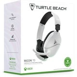 Turtle Beach Recon 70 Blanco Xbox Auriculares Multiplataforma para Juegos para Xbox Series X o S, Xbox One, PS5, PS4, PC y Mobile, Auriculares para gaming blanco, Xbox One, PS5, PS4, PC y Mobile, Alámbrico, Juego, 20 - 20000 Hz, 420 g, Auriculares, Blanco