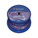 Verbatim VB-DPR47S3A Dvds en blanco, DVDs vírgenes DVD+R, 120 mm, Eje, 50 pieza(s), 4,7 GB