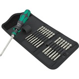 Wera Kraftform Kompakt 838 RA-R M Set 1, con función de trinquete, Conjuntos de bits negro/Verde