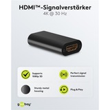 goobay 58491, Alargador de HDMI negro