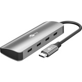 goobay 76565, Hub USB gris