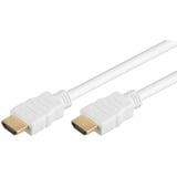 goobay Cable HDMI de alta velocidad con Ethernet blanco