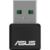 ASUS USB-AX55 Nano AX1800 WWAN 1800 Mbit/s, Adaptador Wi-Fi Alámbrico, USB, WWAN, 1800 Mbit/s