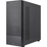 Aerocool CIPHERBKV1 Caja PC ATX Montaje Vertical GPU Frontal Mesh Negro, Cajas de torre negro, Midi Tower, PC, Negro, ATX, micro ATX, Mini-ITX, ABS, SPCC, Acero, 16 cm