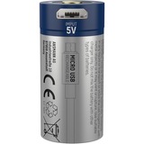 Ansmann Batería Li-Ion 16340 850mAh con puerto de carga 