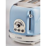 Ariete 0155/15 6 2 rebanada(s) 810 W Azul, Tostadora celeste, 2 rebanada(s), Azul, Metal, Botones, Nivel, Giratorio, 810 W, 220 - 240 V