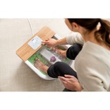 Beurer Baño de burbujas para pies FB 65, Baño para pies blanco/Madera