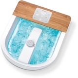 Beurer Baño de burbujas para pies FB 65, Baño para pies blanco/Madera