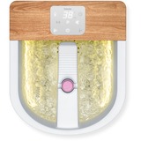 Beurer Baño de burbujas para pies FB 65, Baño para pies blanco/Madera