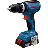 Bosch GSR 18V-65 Professional 2100 RPM Llave 1,06 kg Negro, Azul, Taladro/destornillador azul, Taladro de pistola, Llave, Negro, Azul, 2100 RPM, 550 RPM, 2100 RPM