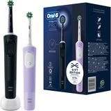 Braun Oral-B Vitality Pro D103 Duo, Cepillo de dientes eléctrico negro/Lila