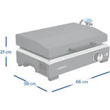 Campingaz 2226624, Placa de la parrilla negro/Acero fino