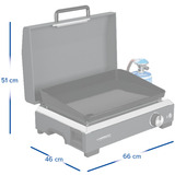 Campingaz Plancha Sigma 1 CV, Placa de la parrilla negro/Acero fino