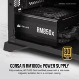 Corsair RM1000X (2021) 1000 W Reacondicionado, Fuente de alimentación de PC negro