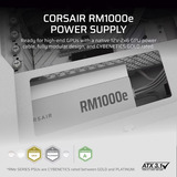 Corsair RM1000e White Reacondicionado, Fuente de alimentación de PC blanco