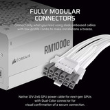 Corsair RM1000e White Reacondicionado, Fuente de alimentación de PC blanco