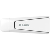 D-Link AX18U adaptador y tarjeta de red WLAN 1800 Mbit/s, Adaptador Wi-Fi blanco, Inalámbrico, USB, WLAN, 1800 Mbit/s