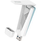 D-Link AX18U adaptador y tarjeta de red WLAN 1800 Mbit/s, Adaptador Wi-Fi blanco, Inalámbrico, USB, WLAN, 1800 Mbit/s