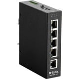 D-Link DIS‑100G‑5W No administrado L2 Gigabit Ethernet (10/100/1000) Negro, Interruptor/Conmutador No administrado, L2, Gigabit Ethernet (10/100/1000), Bidireccional completo (Full duplex), Montaje de pared