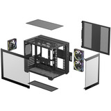 DeepCool CG330 3F, Cajas de torre negro