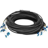 Digitus Cable de fibra óptica universal Breakout, dúplex, conector LC/UPC, monomodo OS2 negro