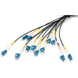 Digitus Cable de fibra óptica universal Breakout, dúplex, conector LC/UPC, monomodo OS2 negro