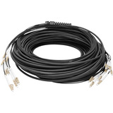 Digitus Cable de ruptura universal de fibra óptica, dúplex, conector LC/UPC, multimodo OM4 negro