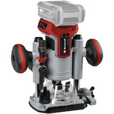 EINHELL Fresadora y fresadora de bordes profesional a batería TP-RO 18 Set Li BL - Solo rojo
