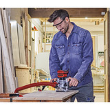 EINHELL Fresadora y fresadora de bordes profesional a batería TP-RO 18 Set Li BL - Solo rojo