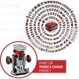 EINHELL TP-RO 18 Set Li BL - Solo, 4350410, Fresadora rojo