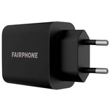 Fairphone Dual-port 30W Charger (EU), Cargador negro