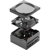 Fractal Design Ion+ 2 Platinum 660W unidad de fuente de alimentación 20+4 pin ATX ATX Negro, Fuente de alimentación de PC negro, 660 W, 100 - 240 V, 50/60 Hz, 10 A, 5 A, 110 W