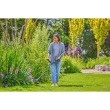 GARDENA Recortadora de césped a batería EasyTrim 25/18V P4A solo, Cortabordes gris/Turquesa