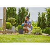 GARDENA Tijeras de césped a batería ComfortCut Li, 3,6Volt, juego con cuchillo para arbustos, Podadora turquesa/Negro