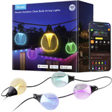 Govee Guirnaldas luminosas para exteriores con lámparas transparentes, Lichterkette 