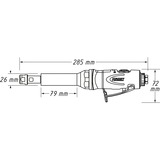 Hazet 9032LG-1, Lija negro