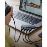 ICY BOX IB-HUB1424-C3 USB 3.2 Gen 1 (3.1 Gen 1) Type-A + Type-C 5000 Mbit/s Negro, Hub USB negro, USB 3.2 Gen 1 (3.1 Gen 1) Type-A + Type-C, USB 3.2 Gen 1 (3.1 Gen 1) Type-A, 5000 Mbit/s, Negro, Plástico, 0,6 m