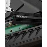 ICY BOX IB-M2HS-PS5 Disipador térmico, Cuerpo de refrigeración negro, Disipador térmico, PlayStation 5, Negro, Aluminio, Silicona, Sony, PlayStation 5