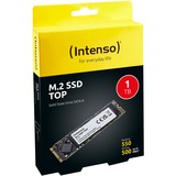 Intenso Top M.2 1000 GB Serial ATA III 3D NAND, Unidad de estado sólido negro, 1000 GB, M.2, 520 MB/s