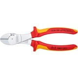 KNIPEX 74 06 180 alicate Alicates de corte diagonal rojo/Amarillo, Alicates de corte diagonal, Acero cromo vanadio, De plástico, Rojo/naranja, 18 cm, 280 g