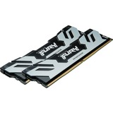 Kingston FURY FURY 32 GB 7200 MT/s DDR5 CL38 DIMM (Kits de 2) Renegade Silver XMP, Memoria RAM negro/Plateado, 32 GB, 2 x 16 GB, DDR5, 288-pin DIMM