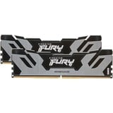 Kingston FURY FURY 32 GB 7200 MT/s DDR5 CL38 DIMM (Kits de 2) Renegade Silver XMP, Memoria RAM negro/Plateado, 32 GB, 2 x 16 GB, DDR5, 288-pin DIMM