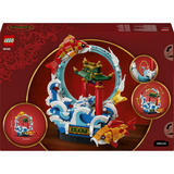 LEGO Festivales chinos Karpfen salta sobre la puerta del dragón, Juegos de construcción 