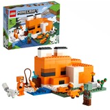 LEGO Minecraft 21178 El Refugio-Zorro, Juguete de Construcción para Niños, Juegos de construcción Juguete de Construcción para Niños, Juego de construcción, 8 año(s), Plástico, 193 pieza(s), 407 g