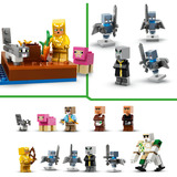 LEGO Minecraft Ataque del mago al pueblo, Juegos de construcción 