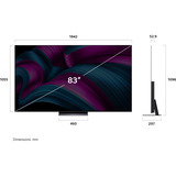 LG OLED83C5ELA, OLED-TV negro/Gris