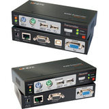 Lindy Extensor KVM Combo Cat.5 300, Switch KVM 
