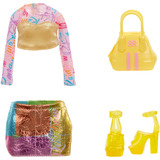MGA Entertainment Rainbow High My Fashion Style Fashion Dolls- Sunny, Muñecos Rainbow High My Fashion Style Fashion Dolls- Sunny, Muñeca fashion, Femenino, 4 año(s), Niño/niña, 280 mm, Multicolor